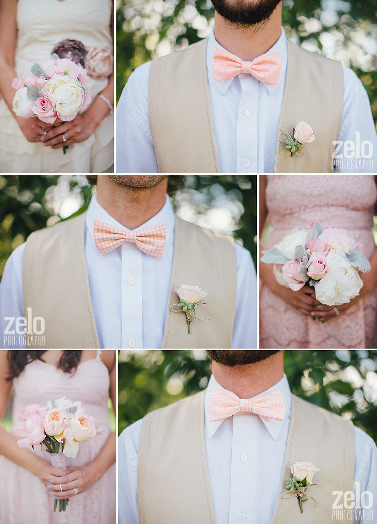 colorado-bridal-party-boutonniere-bouquet-bow-tie