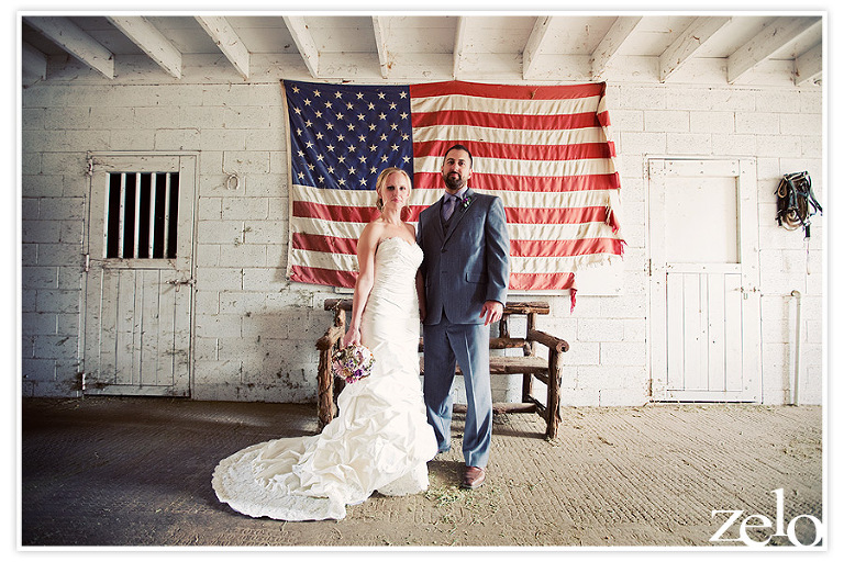 condors-nest-ranch-wedding-united-states-american-flag-bride-and-groom